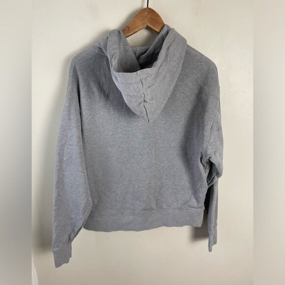 WeWoreWhat Heather Gray Oversized boxy slouchy drop shoulder Hoodie XS - Picture 3 of 10